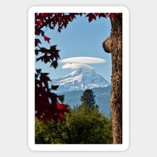 Mount Hood Close Up Sticker